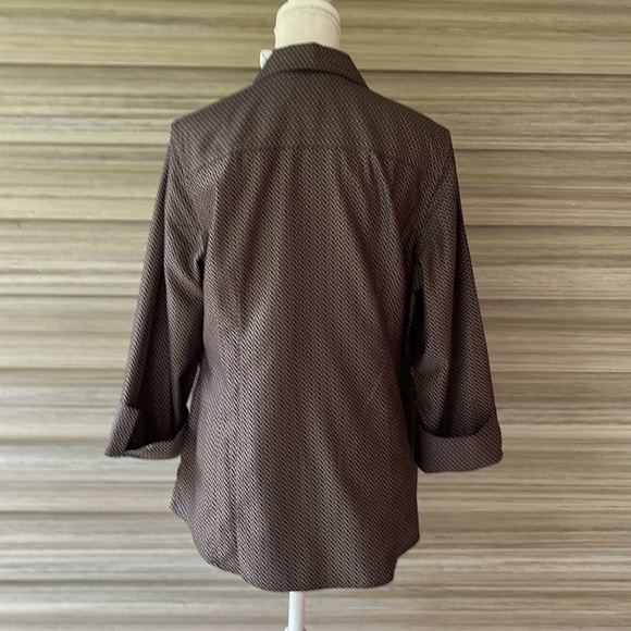 TAYLOR Investments Gold Label Non-Iron Blouse Size 14 - As New 100% Cotton - Picture 2 of 8